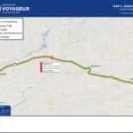 Voyageur Cycling Route: Map 1 Hwy 17