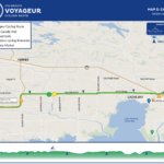 Voyageur Cycling Route: Map 5 Cache Bay